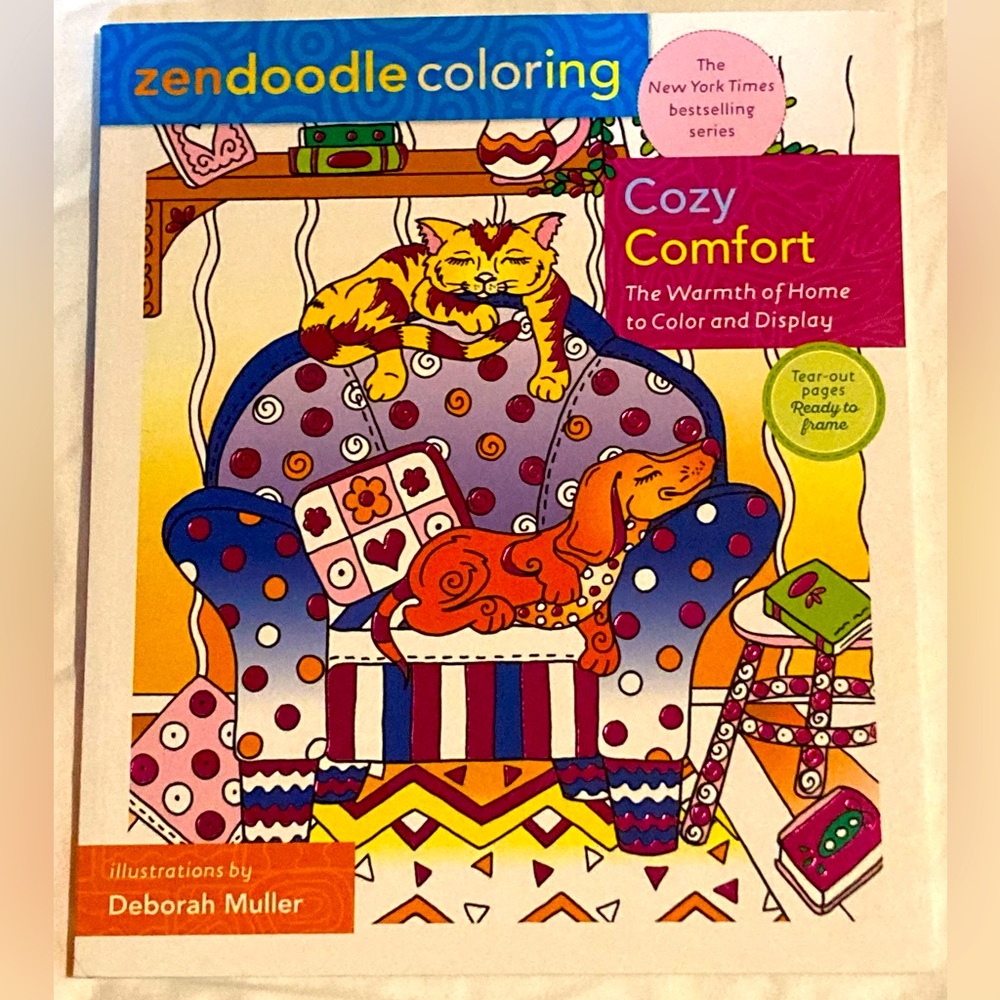 Zen Doodle Cozy Comfort coloring book
